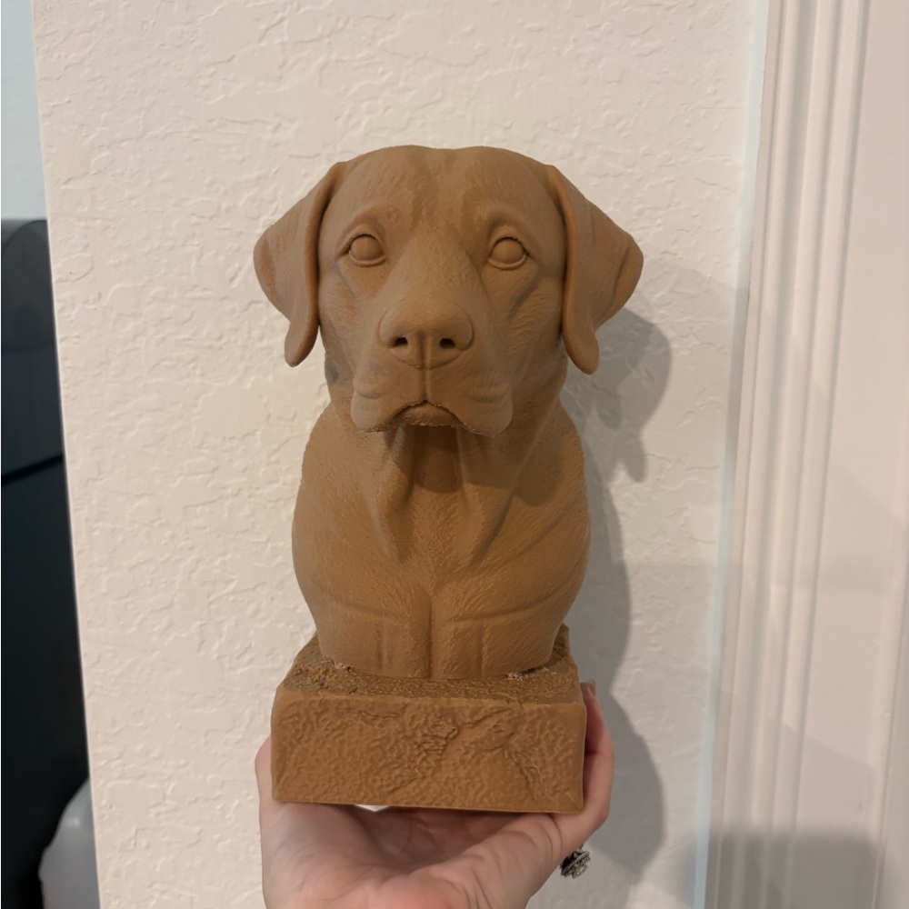 Retriever Dog Statue Decorative Pet Bust